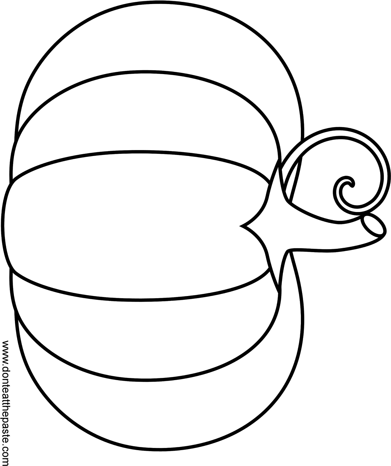 I Hope You Enjoy This Simple Coloring Page Click For - Coloring A Pumpkin (1280x1600)