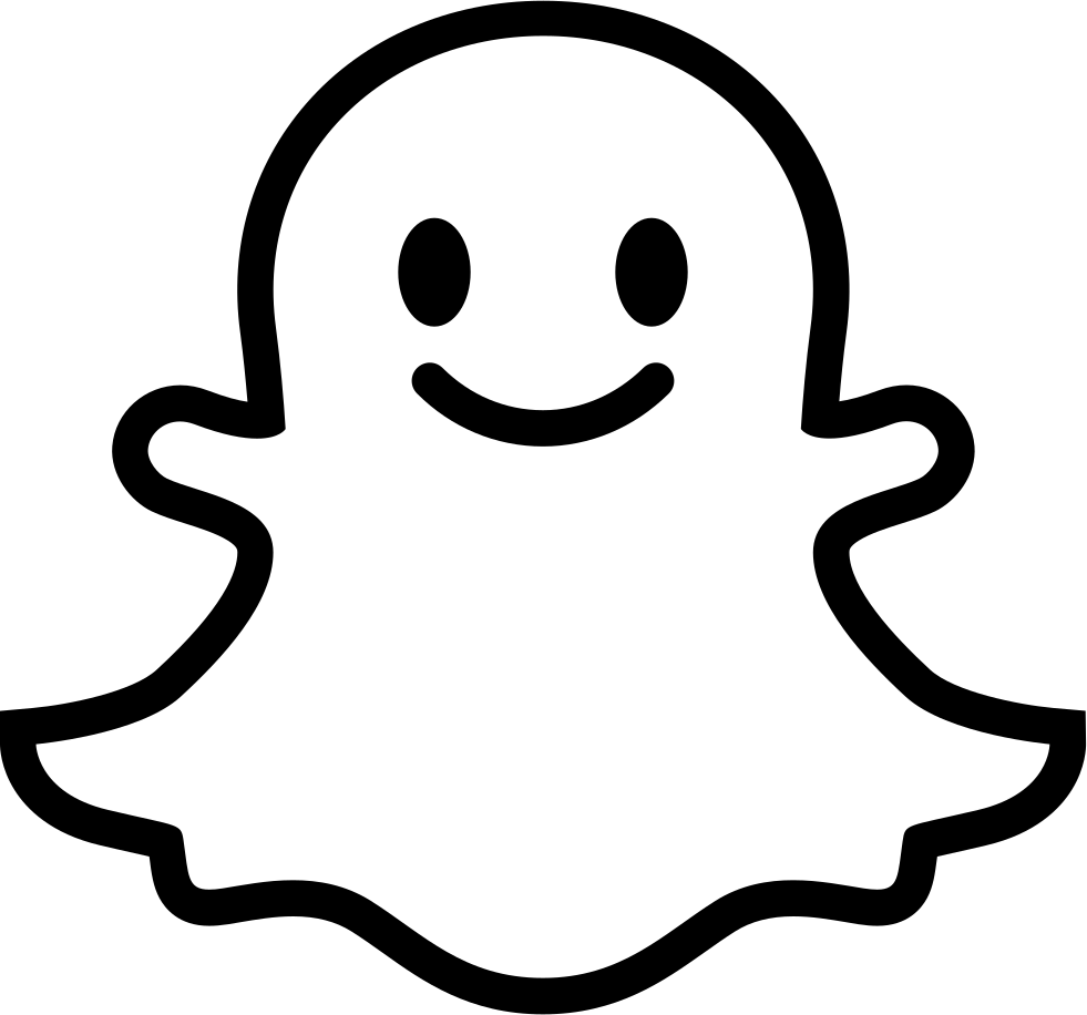 Pumpkin Outline Clip Art Free For Kids - Snapchat Icon Png (981x916)