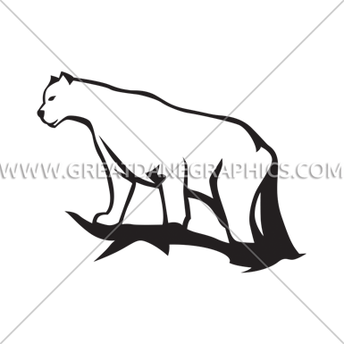 Mountain Lion Wildlife - Illustration (385x385)