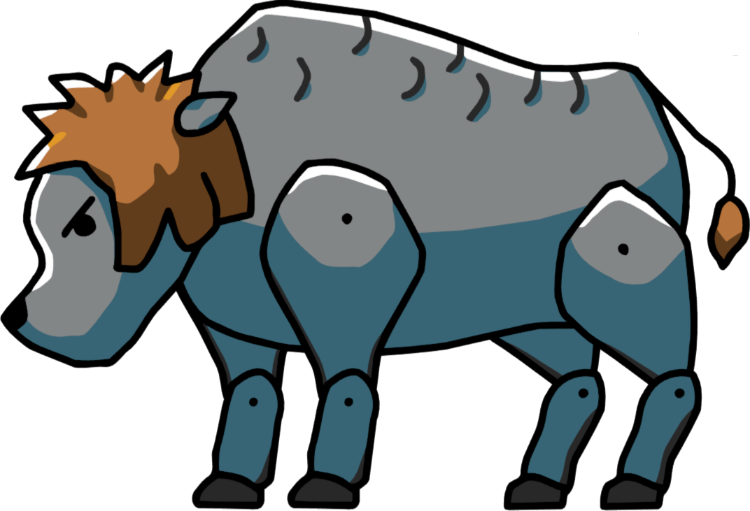 Catoblepas - Scribblenauts Unlimited Mythical Creatures (1072x731)