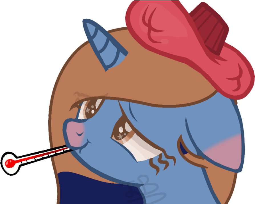 I Hate Being Sick By Prettykittygirl306 - Drawing (900x716)