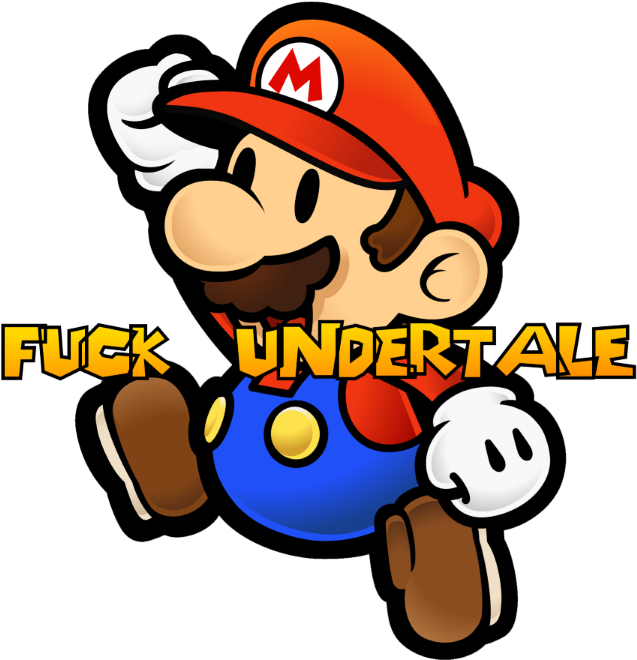 The Last Bastion Against Undertale's Onslaught - Make Your Own Mario Character (646x719)