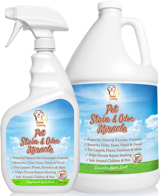 Our Review Of The Best Pet Odor Eliminators By The - Sunny & Honey Pet Stain & Odor Remover, 1 Gallon (845x684)