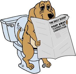 Poop Away Pet Waste Removal Service For Wake County - Cleaning Up Doggy Poop (349x375)