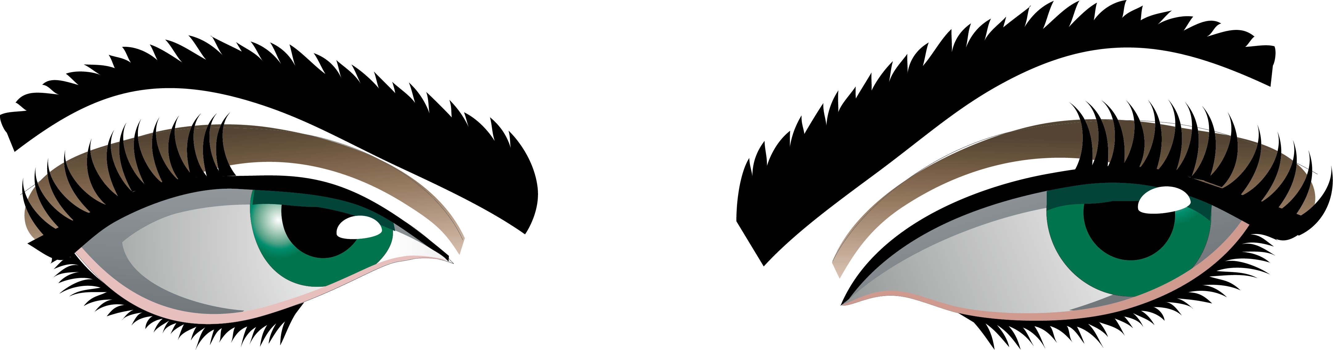 Eye Euclidean Vector Clip Art - Vector Graphics (4321x1135)