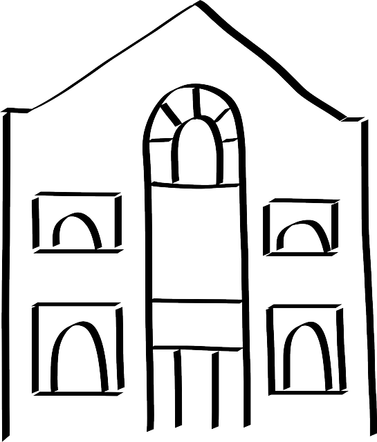 Home Building, Architecture, Roman, House, Home - صور مدرسه ابيض واسود (545x640)