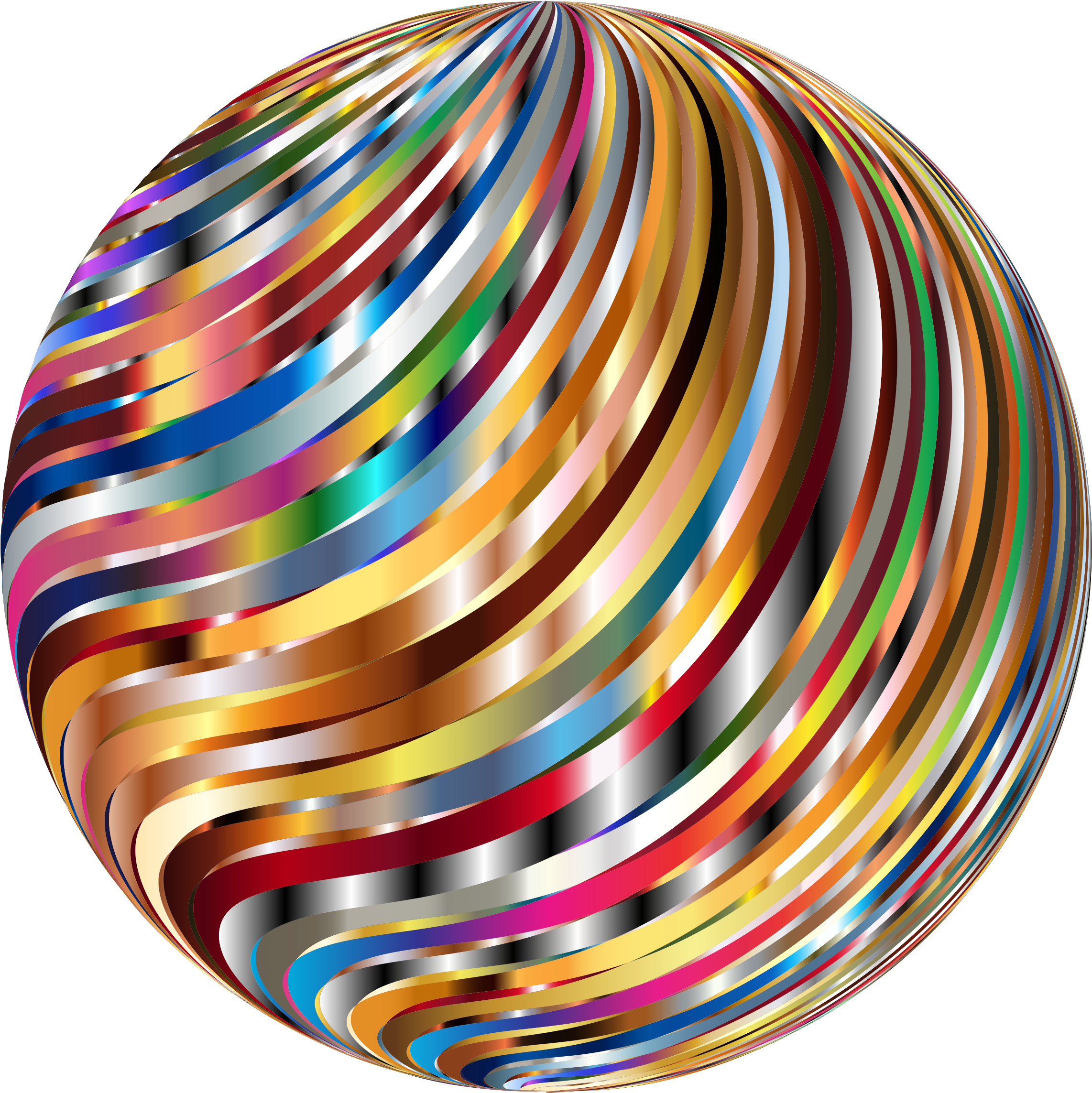 Disco Ball - Disco Ball Colorful Clip Art (2397x2400)