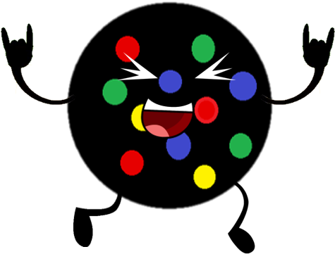 Disco Ball Pose - Bfdi Book Custom Pose (474x375)