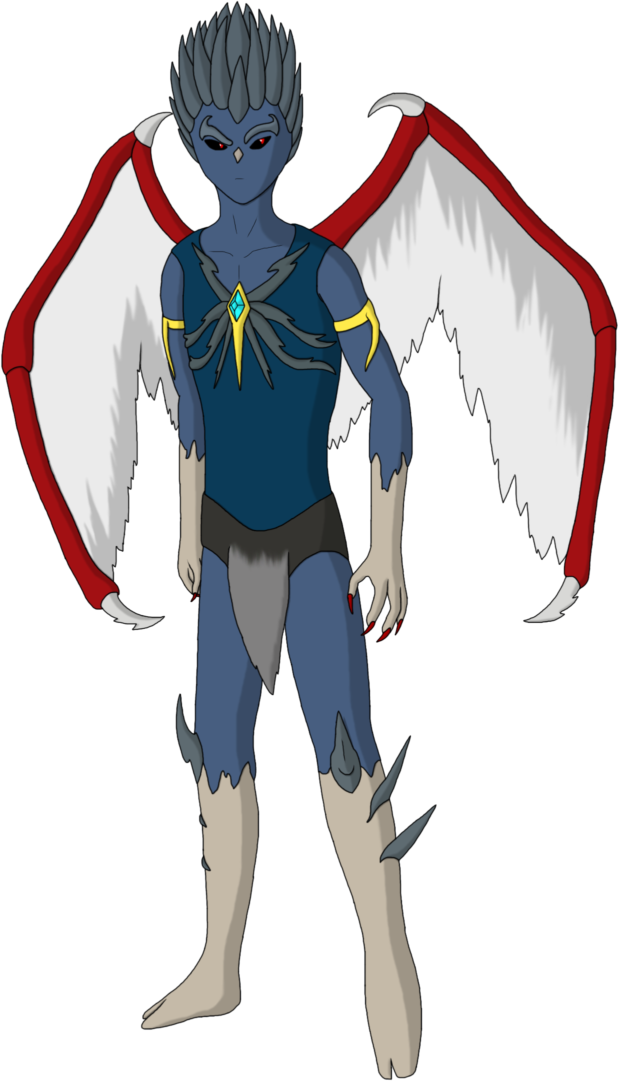 Fossil Form By Amaterasu-234 - Cartoon (1387x2211)