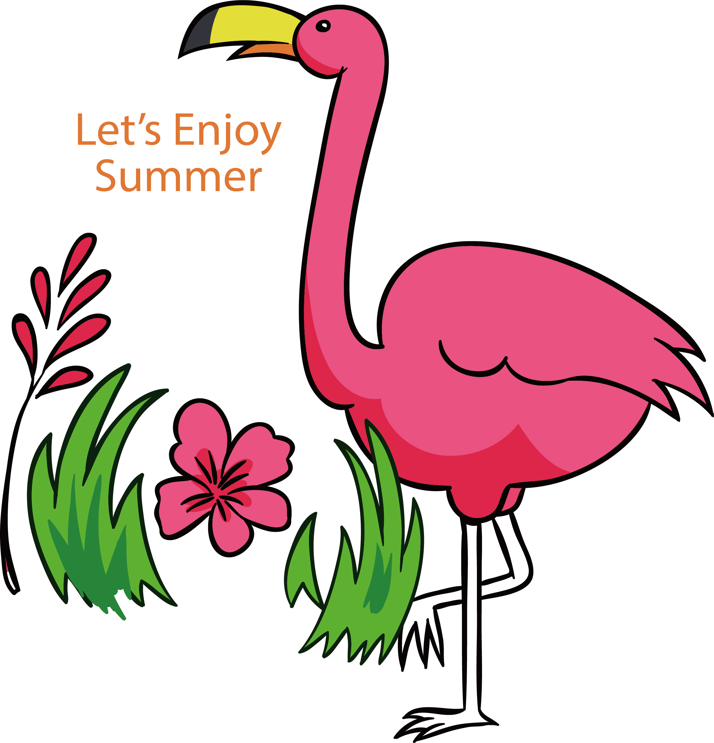 Flamingo Clip Art - Flamingos (2373x2469)