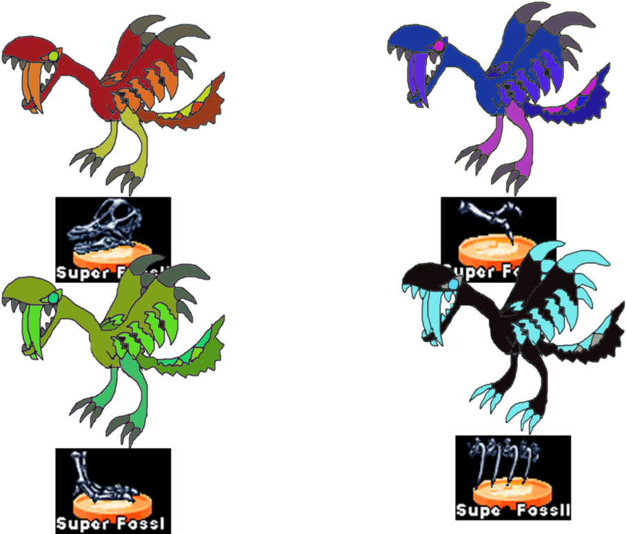 Sinorno Silver Fossil Super Revival By Bigthundermax99 - Animal Figure (999x799)