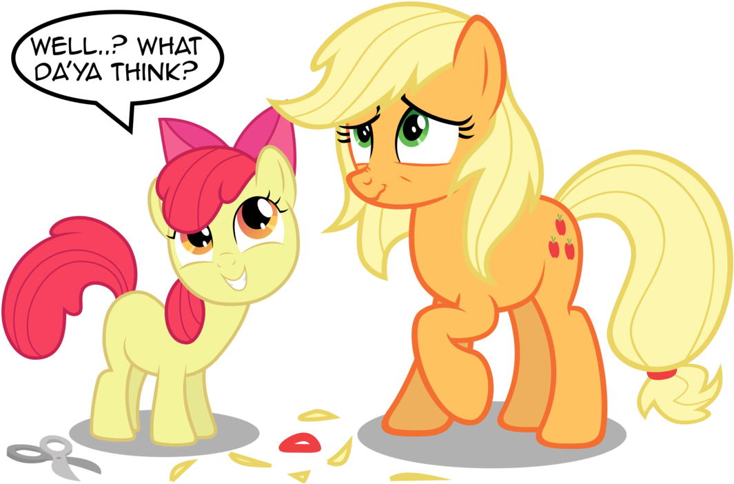 My Little Pony Apple Family - Hairstyle (1094x731)