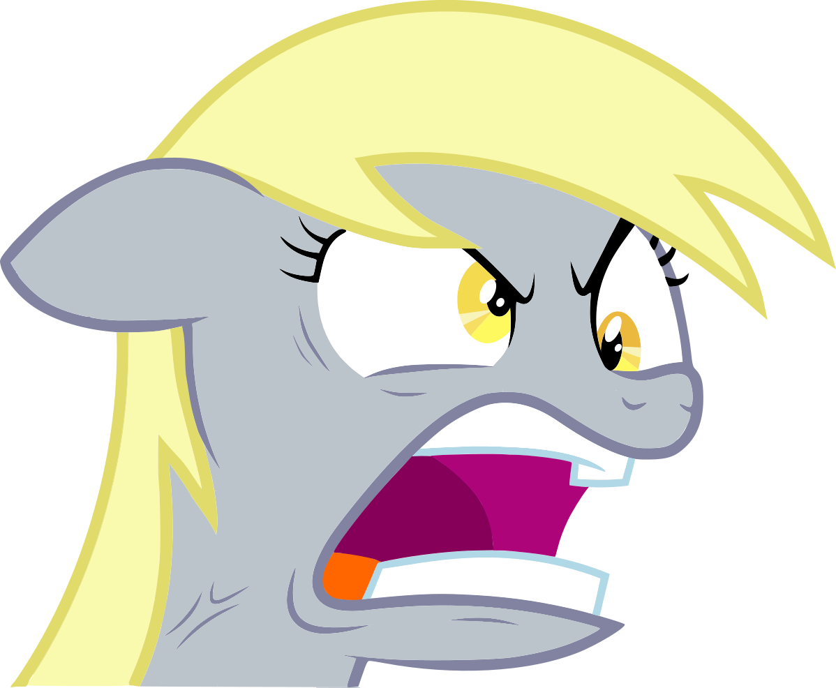 Derpy Hooves Pony Yellow Nose Facial Expression Mammal - Cartoon (1198x986)
