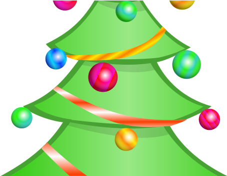 Christmas Tree 2 Throw Blanket (534x350)