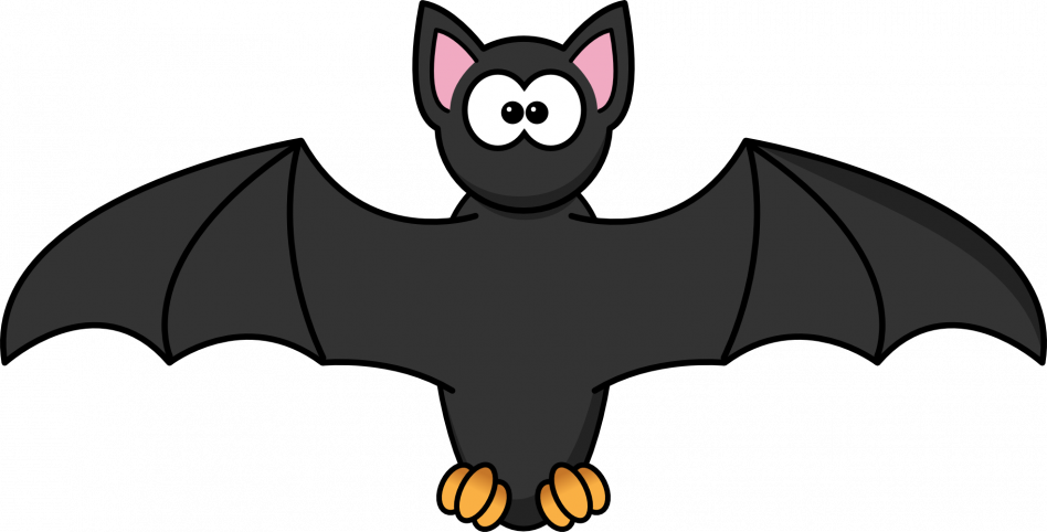 Bat Clipart Images Bat Of A Batfish - Bat Cartoon (948x482)