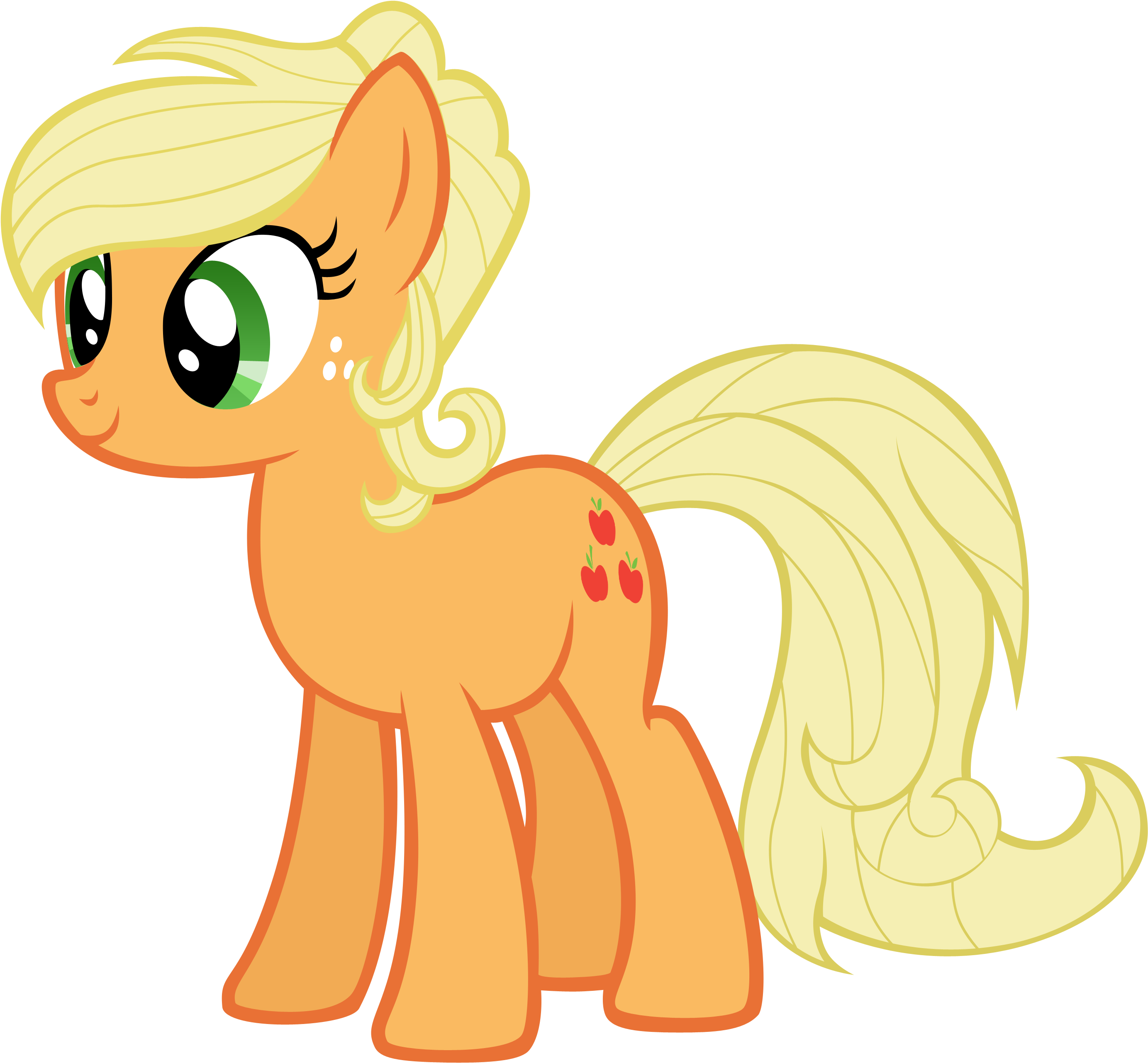 Fluttershy Twilight Sparkle Pinkie Pie Rainbow Dash - My Little Pony Yellow (3000x3000)