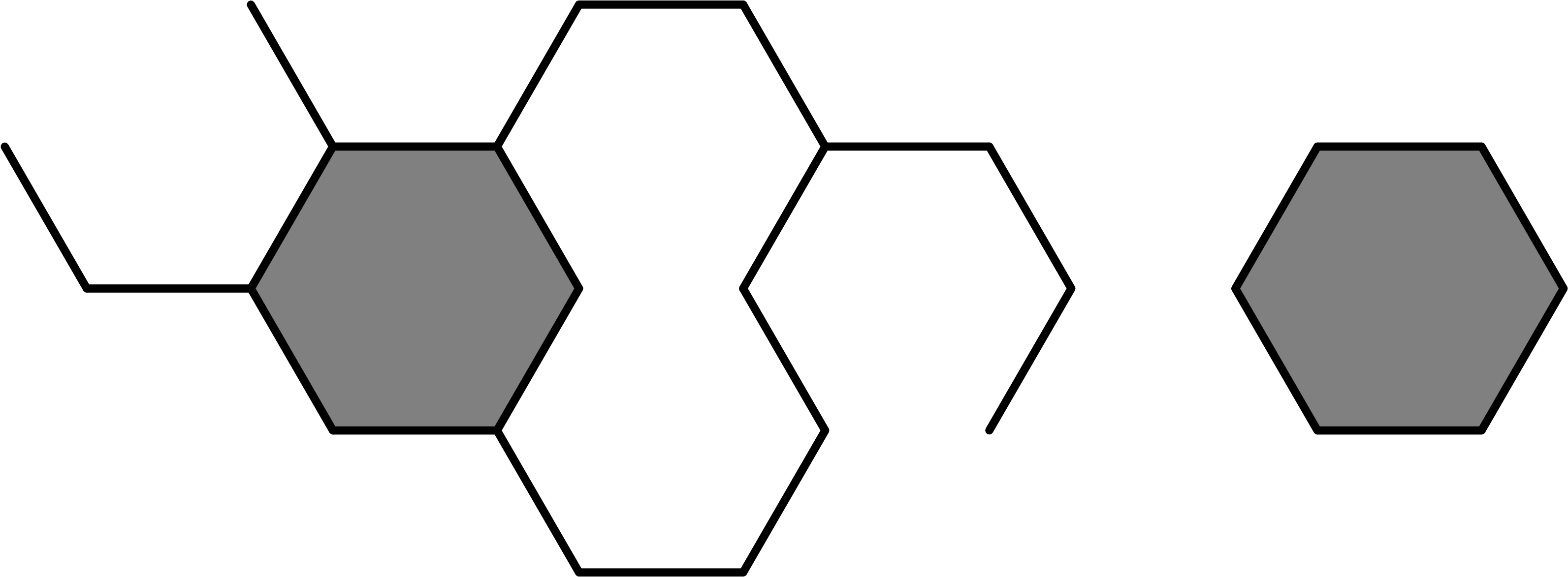 Below Is An Example Honeycomb With The Undamaged Hexagons - Honeycomb Lines (3333x1333)