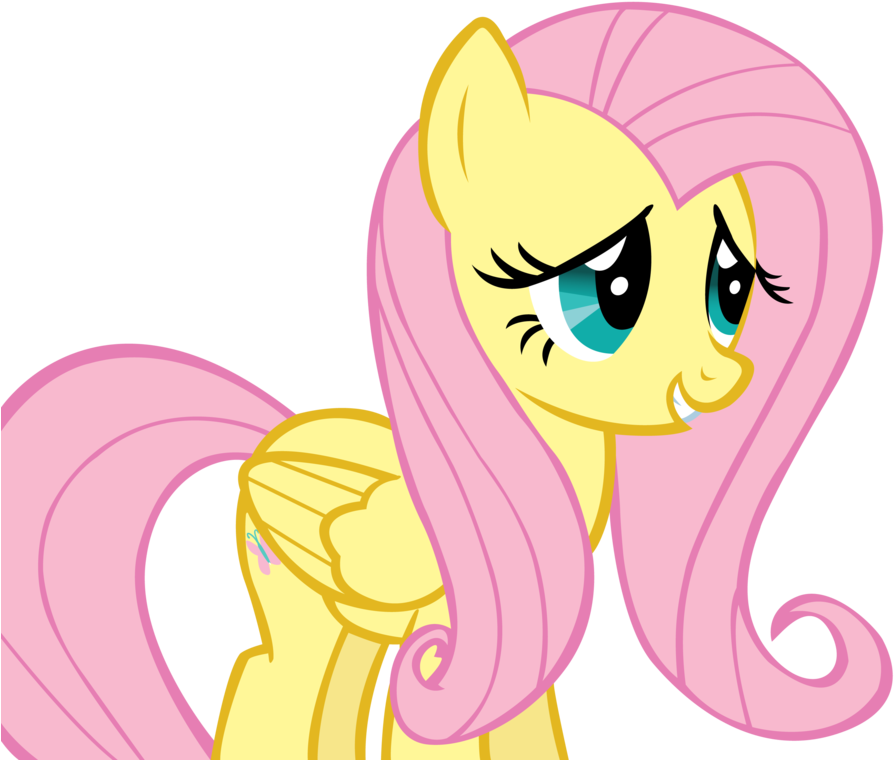 Fluttershy By Dropletx1 - Fluttershy Naughty (900x778)