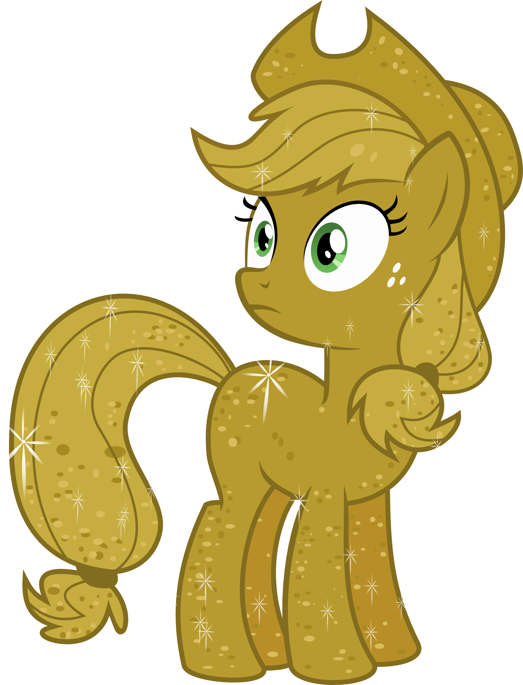 Pony Pinkie Pie Mammal Yellow Cartoon Fictional Character - Golden My Little Pony (1709x2237)