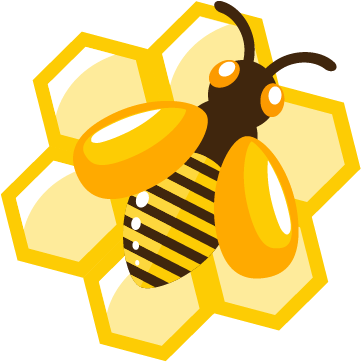 Honey Bee Honey Bee Honeycomb - Transparent Honeycomb Bee (482x609)