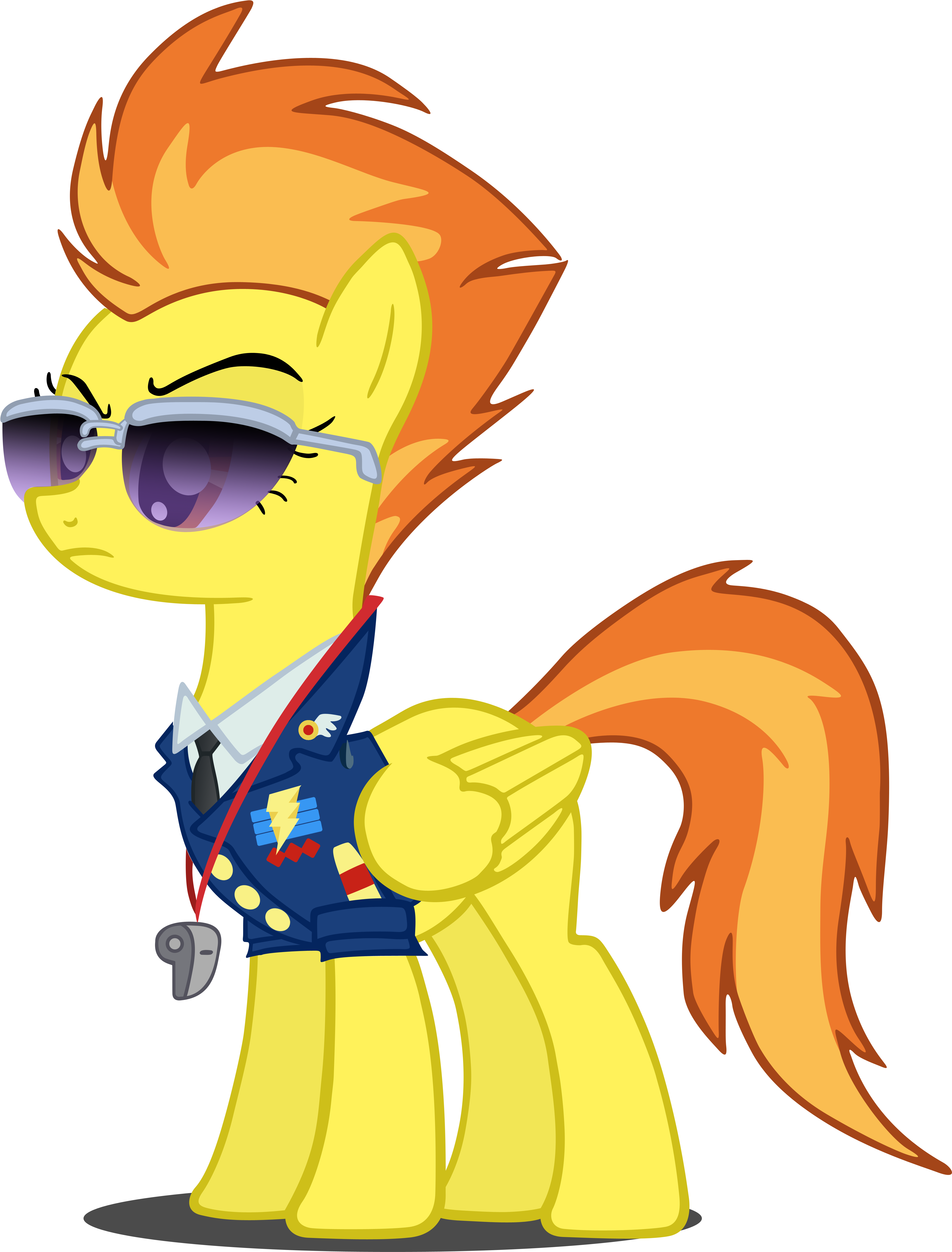 Badass Sergeant Spitfire Vector By Camsy34 - Ponies My Little Pony Names (5000x6333)