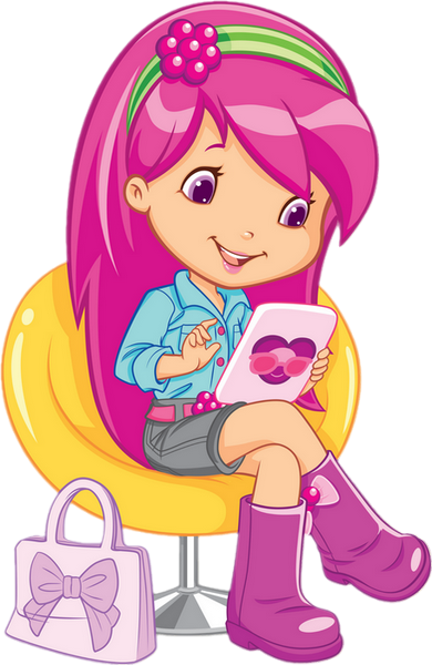 Tube Lili Framboise - Strawberry Shortcake And Raspberry Torte (390x600)