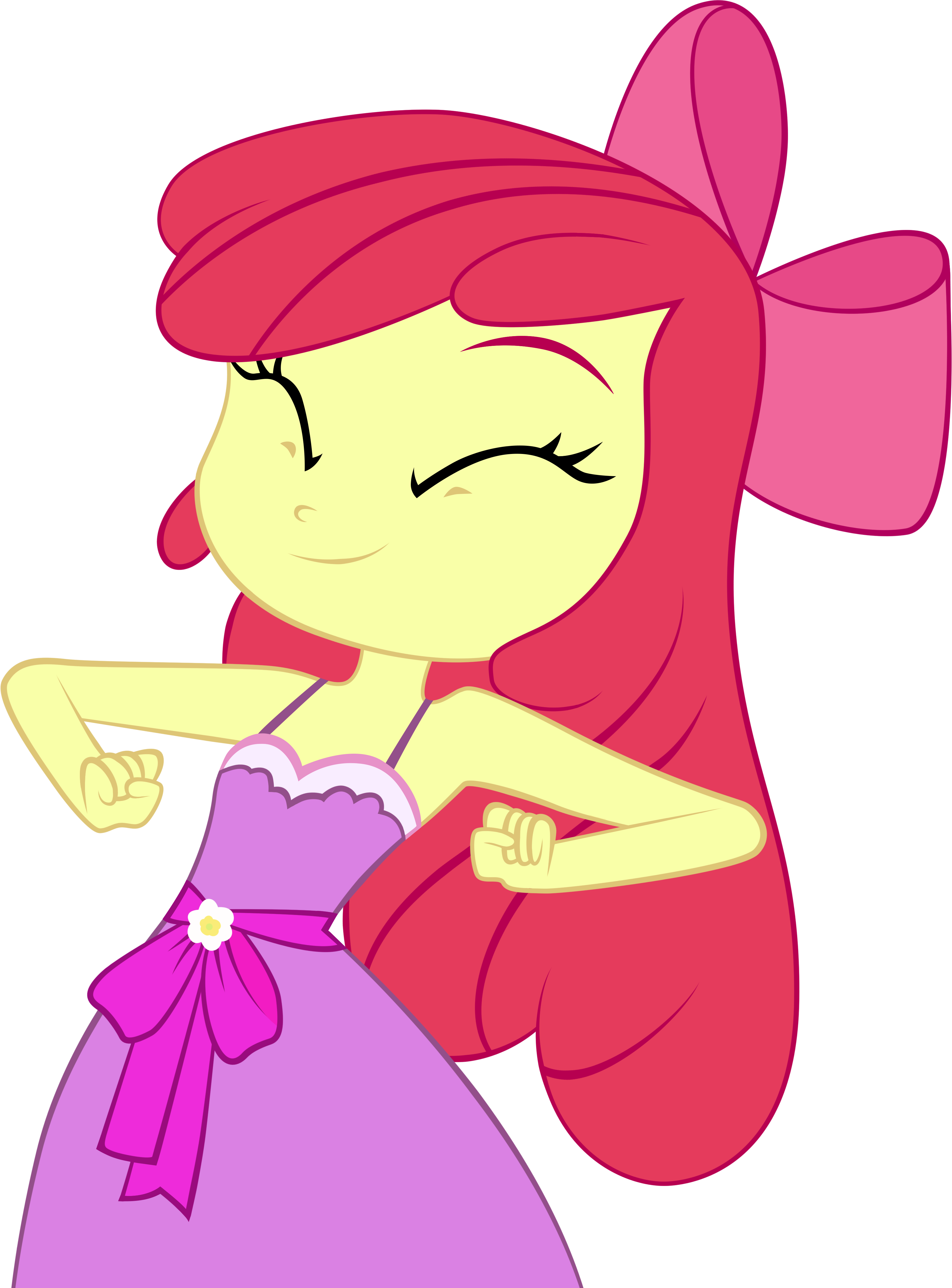 I Think I'd Be Apple Bloom - Mlp Apple Bloom Equestria Girl (3506x4744)