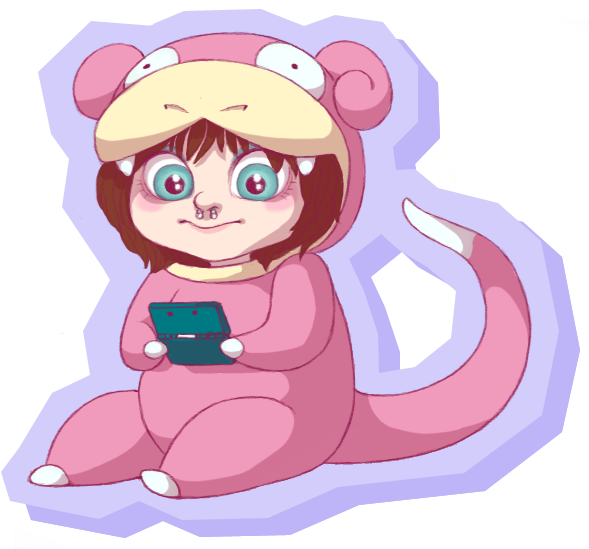 Chibi Slowpoke Suit By Roughreaill - Cartoon (650x575)