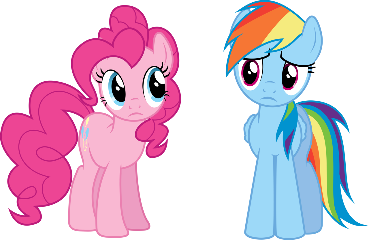 Atomicmillennial 247 57 Pinkie And Rainbow Are Confused - Imagenes De Pinkie Pie Y Rainbow Dash (1280x832)