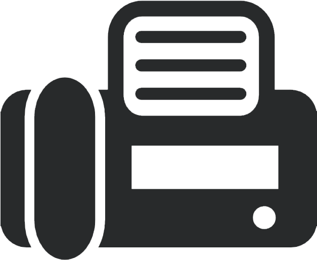 413 - Fax Icon Png (662x557)