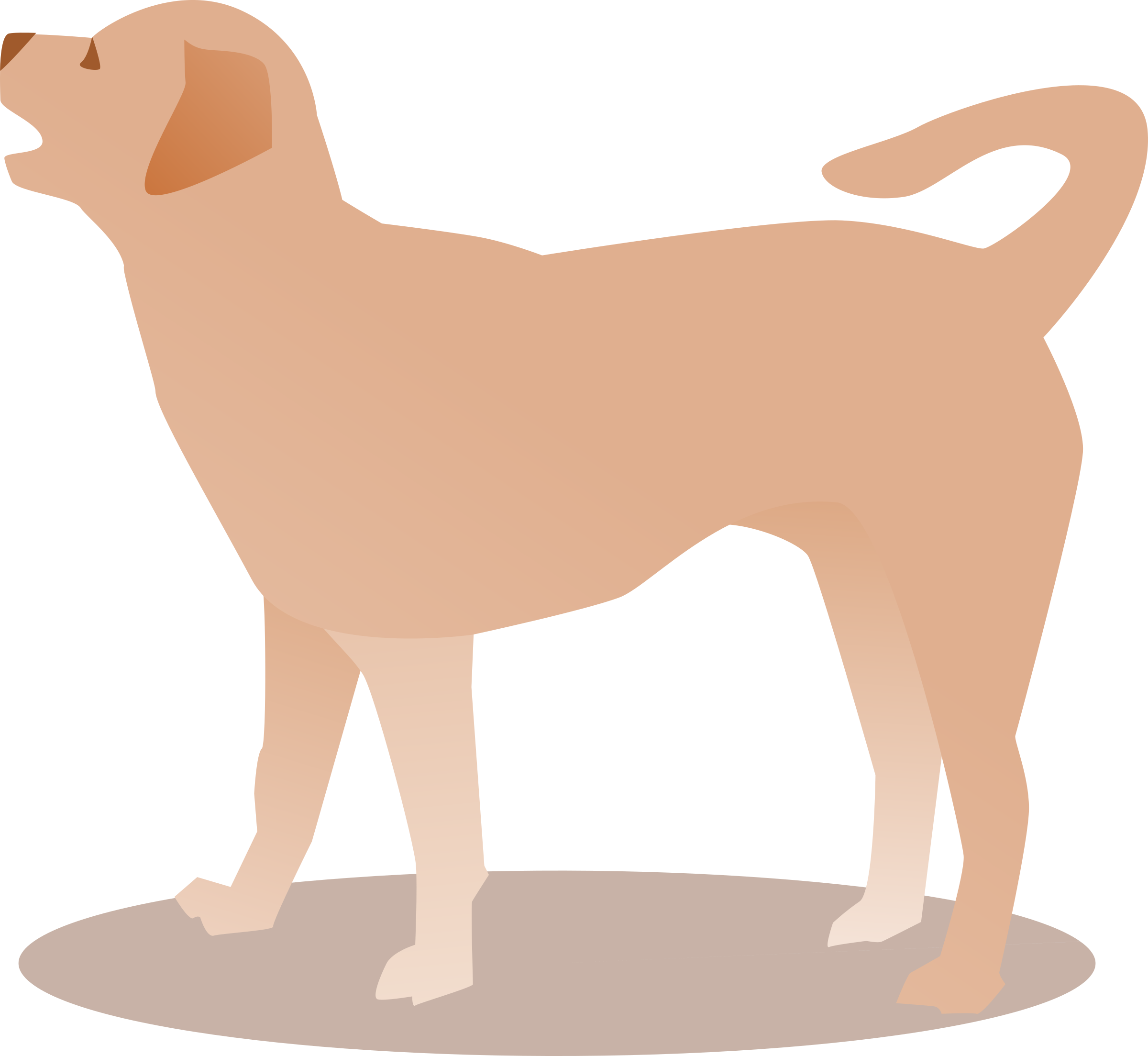 Big Image - Dog Barking Clipart (2400x2207)