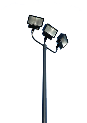 Finest Security Is One O Pole Light With Street Light - Light Pole For Backyard (301x429)