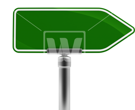 Arrow Street Sign - Sign (550x366)