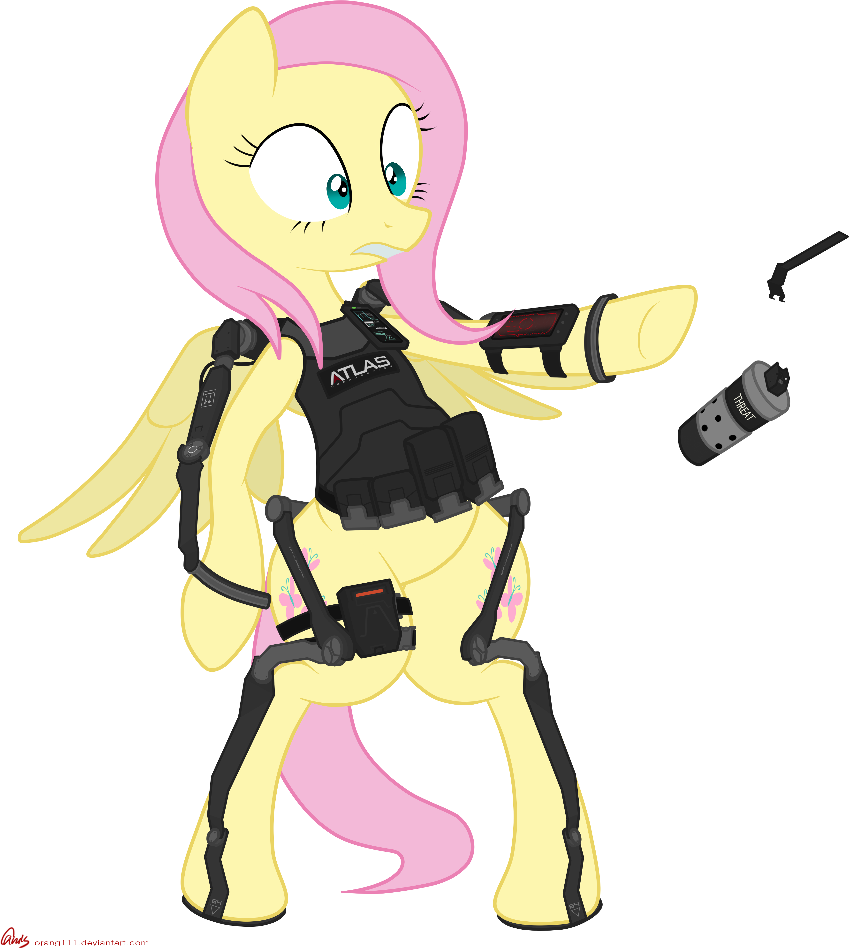 Pmc By Orang111 Fluttershy Atlas Corporation - Pmc By Orang111 Fluttershy Atlas Corporation (3593x4000)