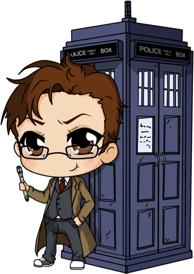 10th Doctor Who By Mibu No Ookami - Doctor Who Chibi David Tennant (900x1260)