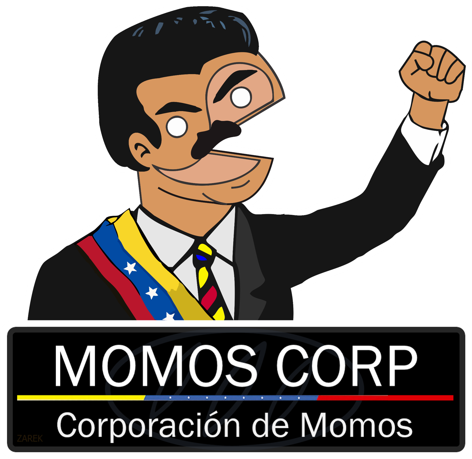 Marca De Agua De Nicolás Maduro - Cartoon (1595x1582)