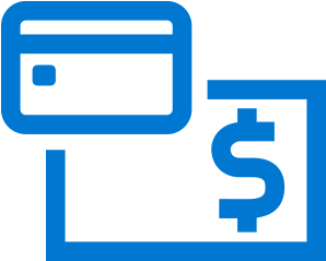 Reduce Travel Costs - Electric Blue (500x500)