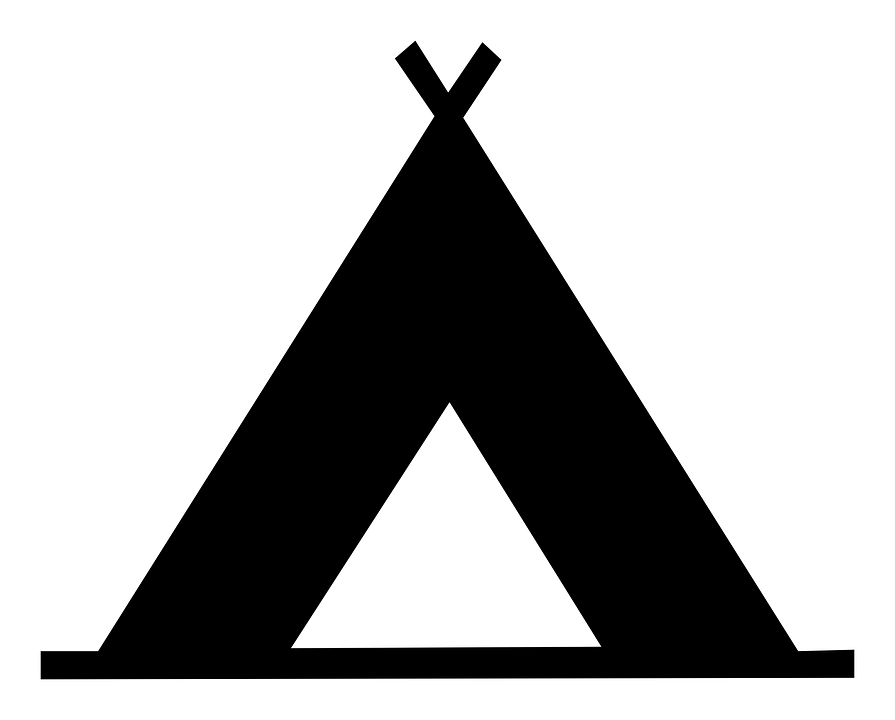 Imagen Gratis En Pixabay - Tent Silhouette (895x720)
