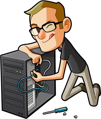 Proactive It Support - Computer Repair Png (386x436)