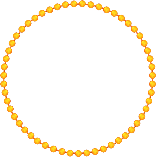 Gold Beads Png Clip Art Image - Wosm Png (700x700)