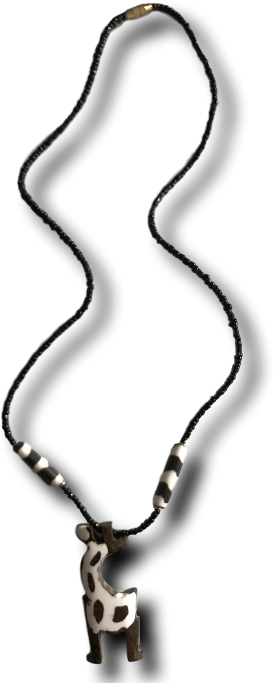 Handcrafted Cow Bone Giraffe Necklaces - Giraffe (1033x2364)