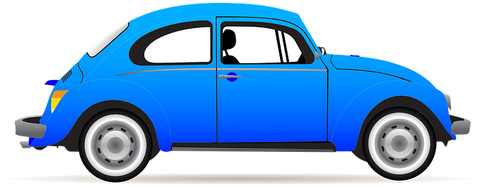 Automobile Beetle Blue Car Profile Ride Tr - Car Clipart (960x480)