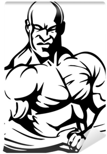 Bodybuilding And Powerlifting - Dibujo De Levanta Pesas (400x400)