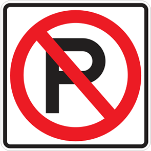 No Parking Symbol - No Parking Highway Sign Trucker Hat, White (500x500)