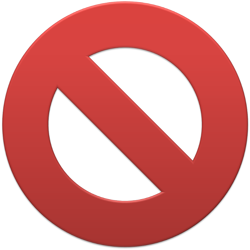No Symbol - Signal No (800x800)
