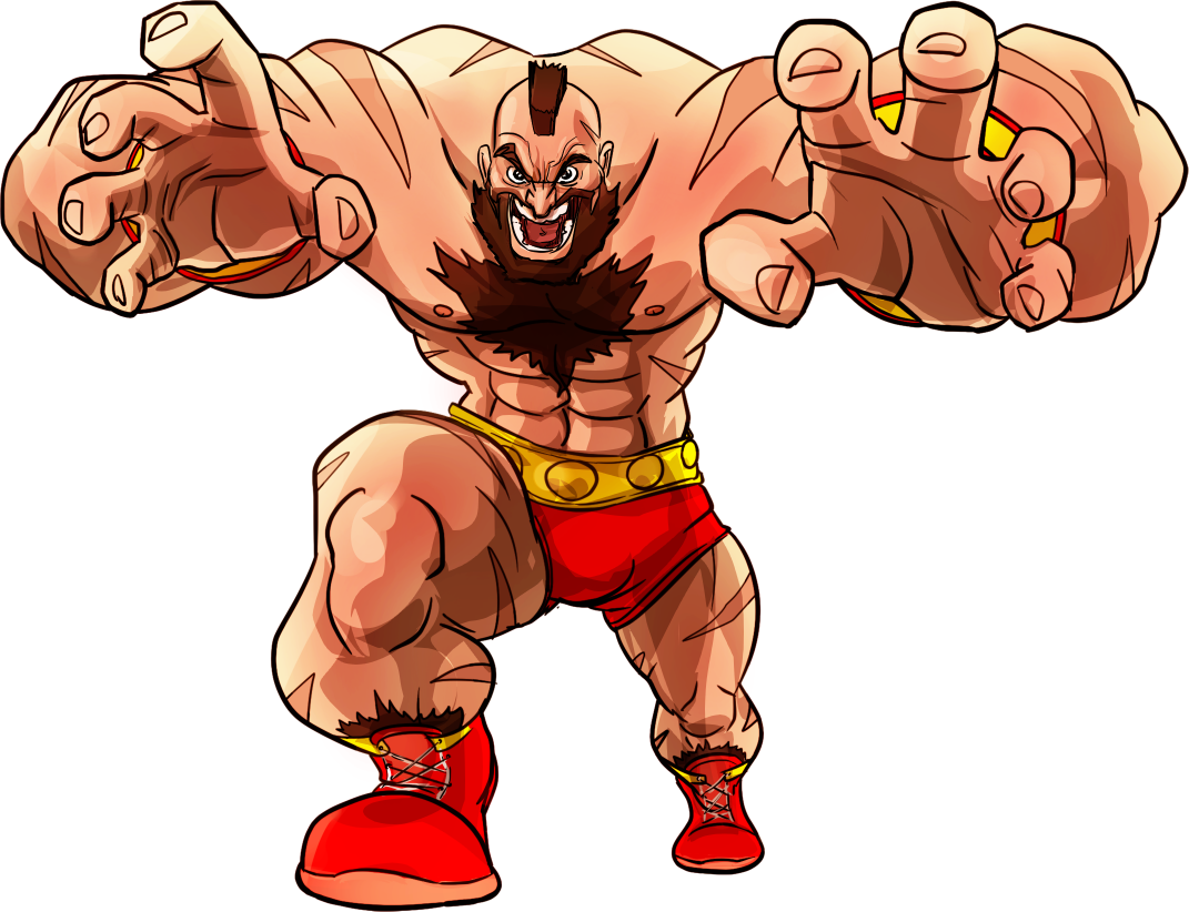 Street Fighter Zangief - Zangief Png (1071x822)