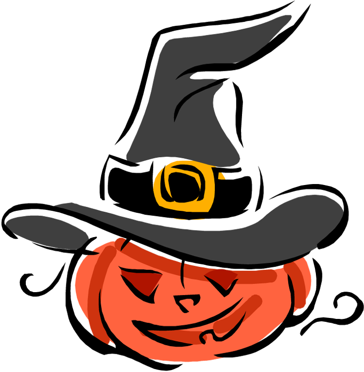 Saint Charles City Parks Recreation - Pumpkin Witch Halloween Casual Black Silicone Band (734x750)