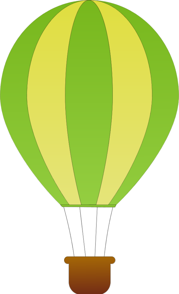 Ballon Vector - Hot Air Balloon Clip Art (600x985)
