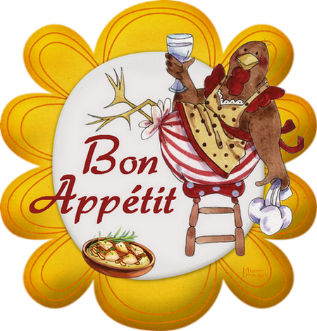 Bon Appetit 1bon Appetit 2 - Christmasaxel Mousepad (450x470)
