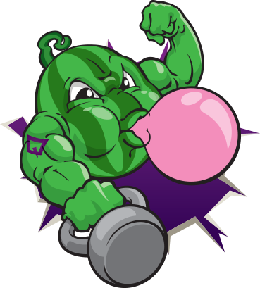 Watermelon Bubblegum Flavor Mascot - Quake (369x409)